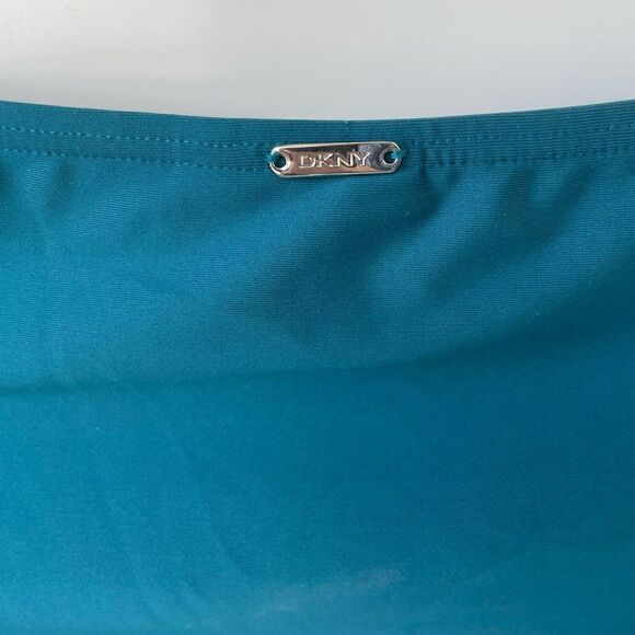 NWOT DKNY Blue Bikini Bottoms Size M - Picture 3 of 4